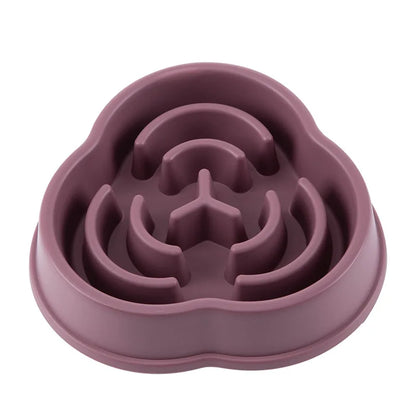 Slow Feeder Pet Bowl – Anti-Choking Non-Slip Feeding Dish for Dogs & Cats
