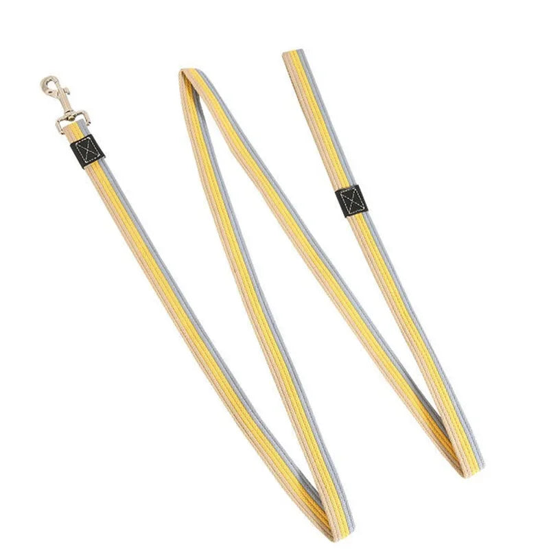 Dog Training Leash 2m Long Pet Lead Non-Slip Rubber Nylon Training Walking Rope Work Dog Leashes For Small Medium Large Big Dogs