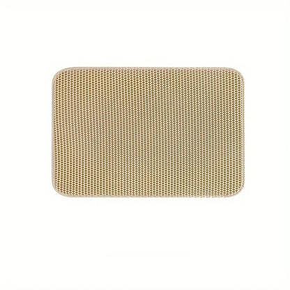 Waterproof Double-Layer Cat Litter Mat – Easy-Clean Pet Litter Pad for Cats
