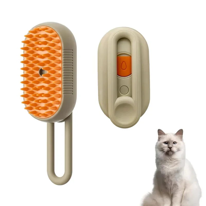 Pet Spray Grooming Comb – Hair Removal Brush with Water Mist for Dogs & Cats