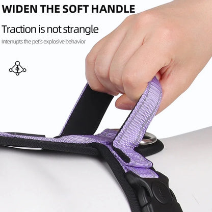 Reflective Dog Harness with Handle – Adjustable Vest for Easy Control, Ideal for Small & Medium Dogs