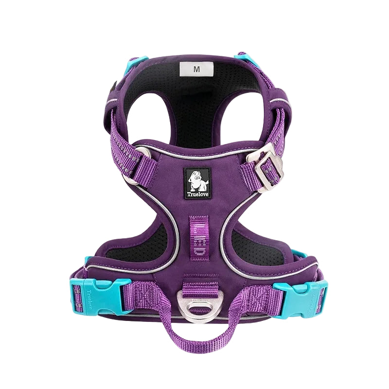 Truelove No-Pull Reflective Dog Harness – Adjustable Breathable Vest for Small, Medium & Large Dogs