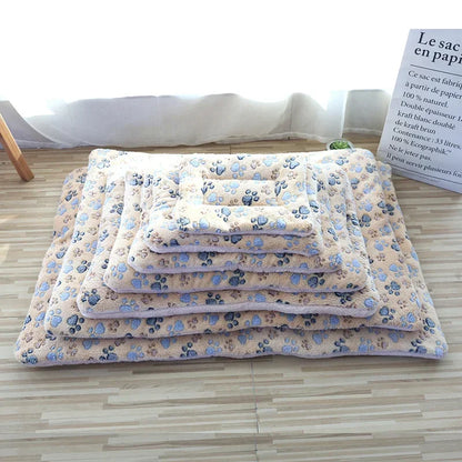 Double-Sided Plush Pet Mat – Soft Warm Cushion Blanket for Cats & Small Dogs