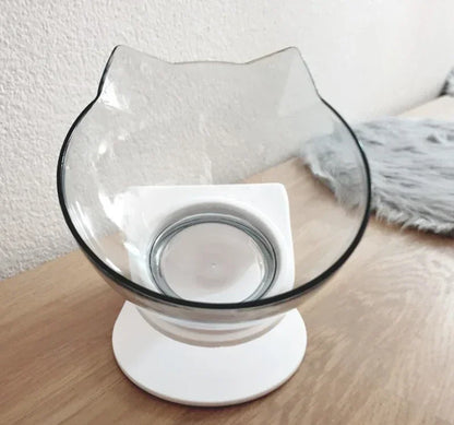 Double Pet Bowl with Stand – Non-Slip Food & Water Feeder for Dogs & Cats