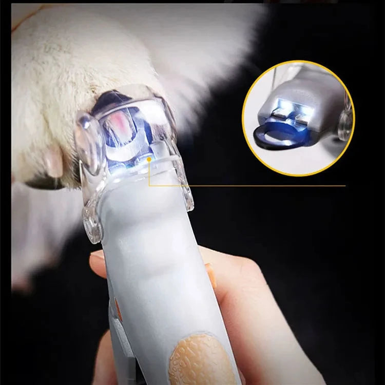Professional LED Pet Nail Clippers – Precision Grooming Tool for Dogs & Cats