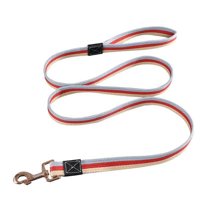 Dog Training Leash 2m Long Pet Lead Non-Slip Rubber Nylon Training Walking Rope Work Dog Leashes For Small Medium Large Big Dogs