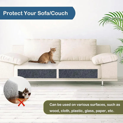 Self-Adhesive Cat Scratch Protector Mat – Trim-to-Fit Furniture & Sofa Guard