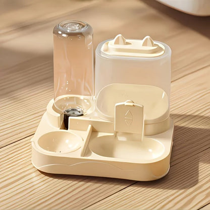 2-in-1 Pet Food & Water Dispenser – Travel Feeding Bowl for Dogs & Cats (No Battery Required)