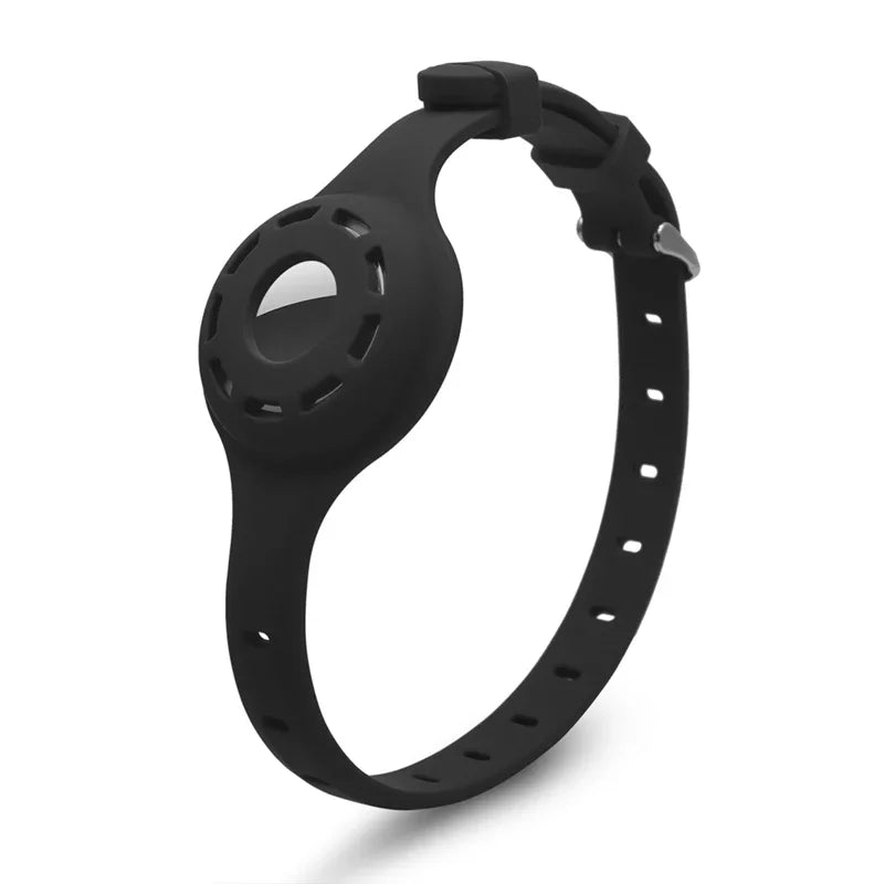 Silicone Cat Collar for Apple AirTag – Adjustable Anti-Lost Pet Tracker Holder