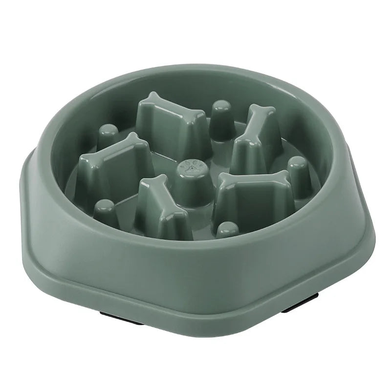 Slow Feeder Pet Bowl – Anti-Choking Non-Slip Feeding Dish for Dogs & Cats