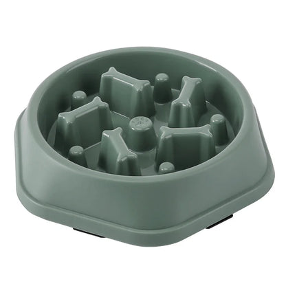 Slow Feeder Pet Bowl – Anti-Choking Non-Slip Feeding Dish for Dogs & Cats