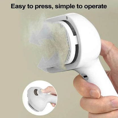 Pet Spray Grooming Comb – Hair Removal Brush with Water Mist for Dogs & Cats