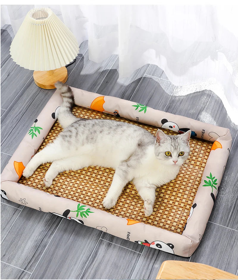 Cooling Pet Bed Mat for Dogs and Cats – Summer Ice Cushion, Comfortable & Wear-Resistant