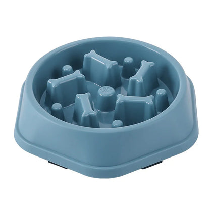 Slow Feeder Pet Bowl – Anti-Choking Non-Slip Feeding Dish for Dogs & Cats