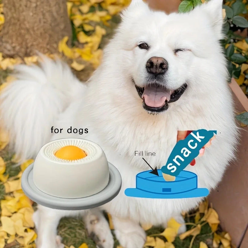 Pet Lick Mat for Dogs & Cats – Interactive Snack Plate for Dental Health & Stress Relief