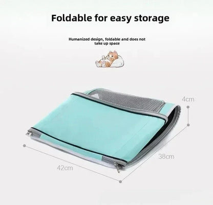 Breathable Pet Travel Bag – Portable Shoulder Carrier for Dogs & Cats, Summer Design