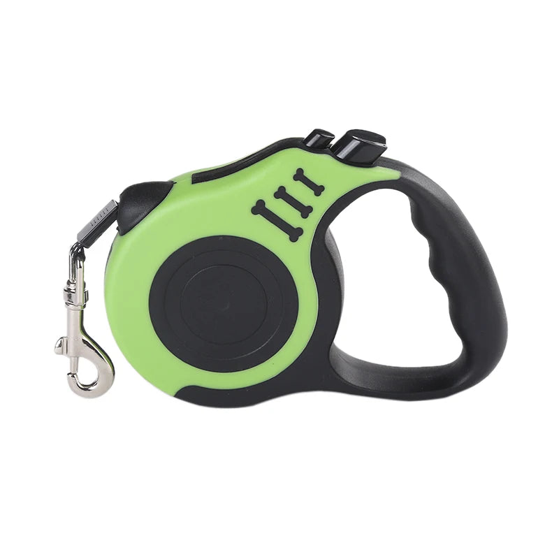 3m/5m Retractable Dog Leash – Durable Nylon Lead for Small, Medium & Large Dogs & Cats