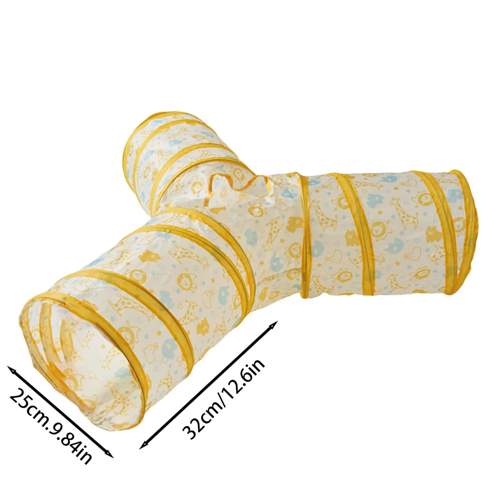 Foldable Cat Tunnel Toy – Interactive Play Tunnel for Kittens & Cats