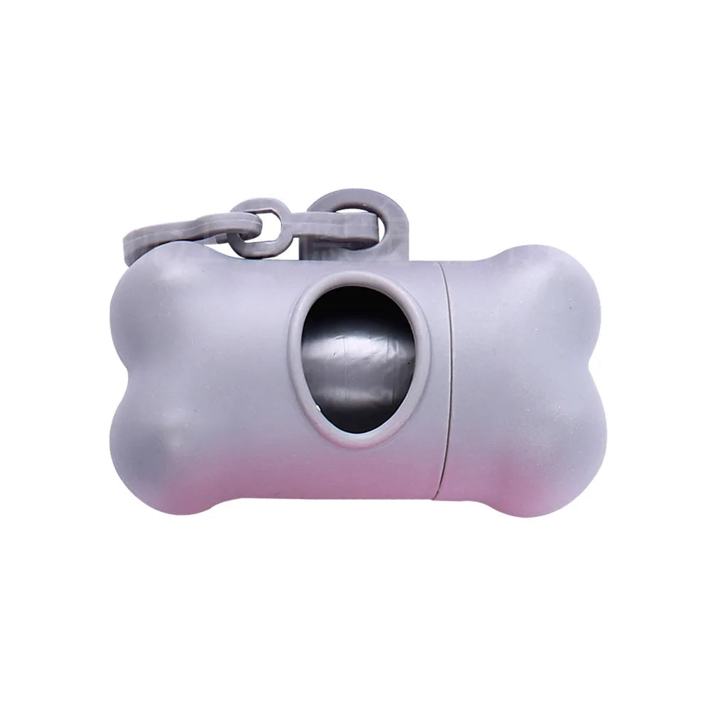 Bone-Shaped Dog Poop Bag Dispenser – Portable Holder for Waste Bags