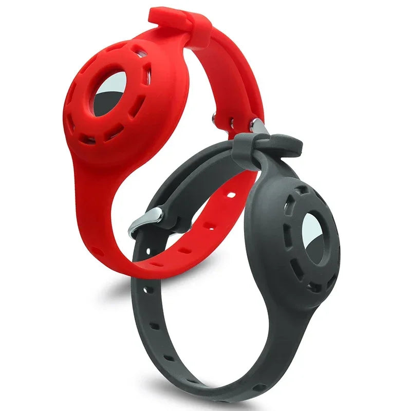 Silicone Cat Collar for Apple AirTag – Adjustable Anti-Lost Pet Tracker Holder