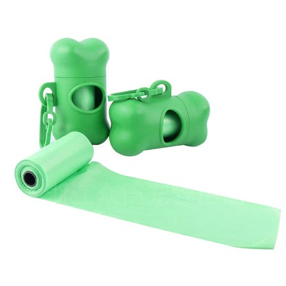Bone-Shaped Dog Poop Bag Dispenser – Portable Holder for Waste Bags