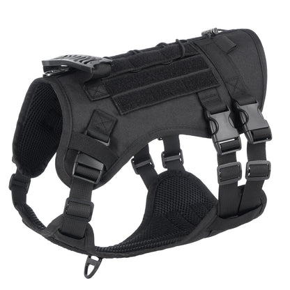 Tactical Dog Harness for Large Dogs – Heavy-Duty Anti-Slip Outdoor Walking Vest