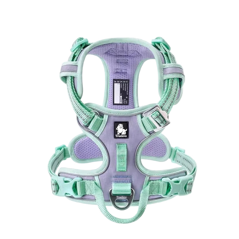Truelove No-Pull Reflective Dog Harness – Adjustable Breathable Vest for Small, Medium & Large Dogs