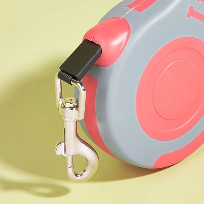 3m/5m Retractable Dog Leash – Durable Nylon Lead for Small, Medium & Large Dogs & Cats