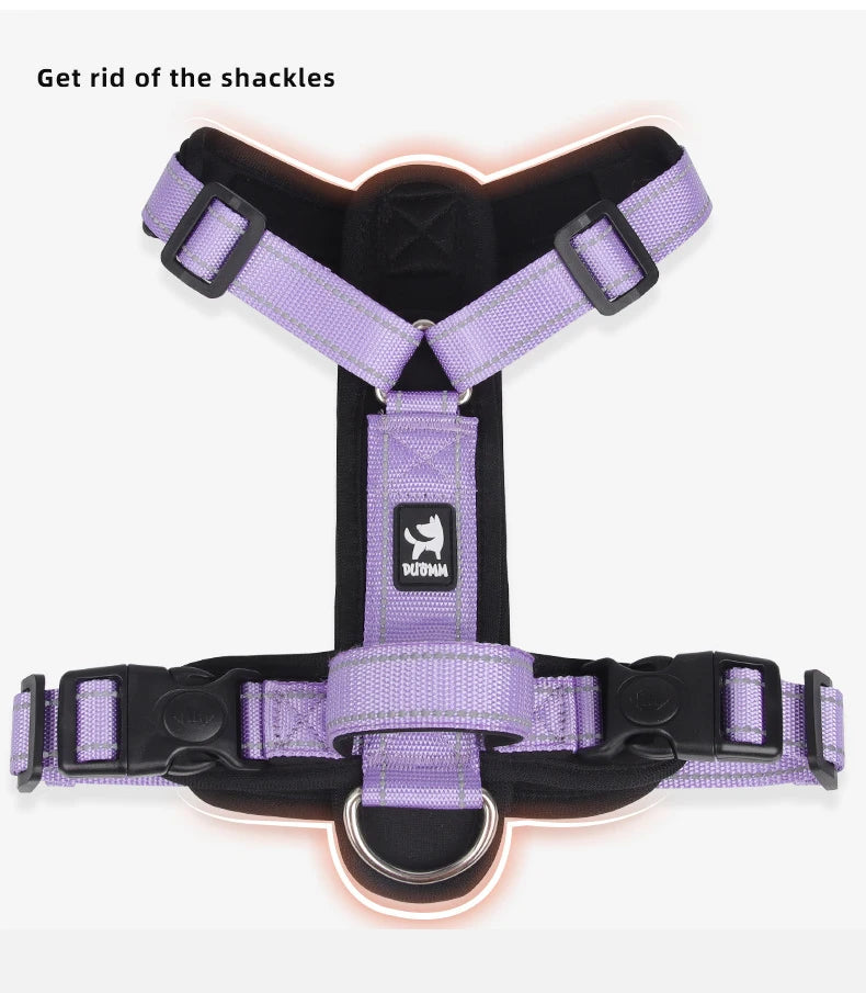 Reflective Dog Harness with Handle – Adjustable Vest for Easy Control, Ideal for Small & Medium Dogs