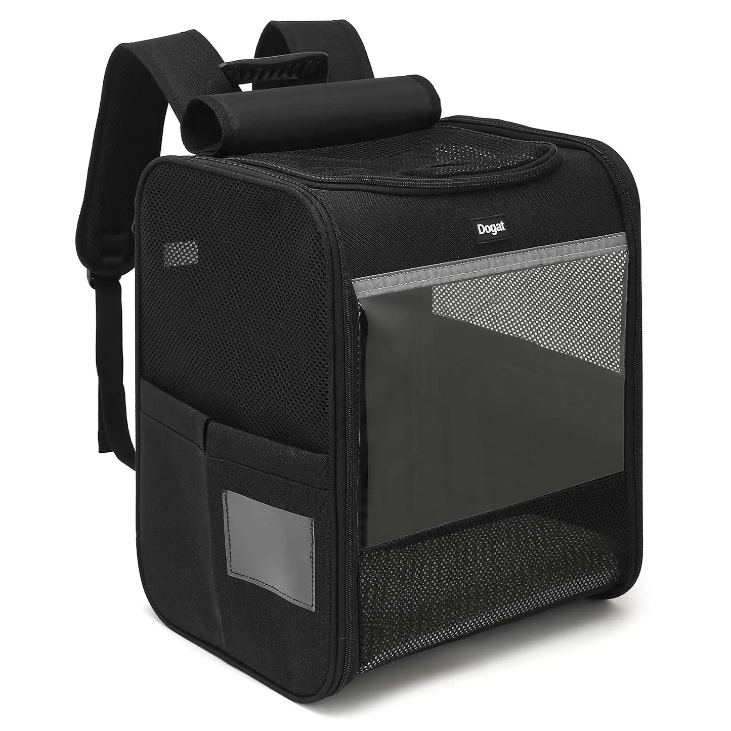 Dogat Pet Backpack XL Breathable Cat/dogs Transporter Up To 10Kg Mesh Window Foldable