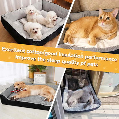 Warm Pet Mat for Dogs & Cats – Soft Winter Bed for Puppies & Kittens, Cozy & Comfortable