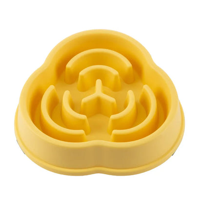 Slow Feeder Pet Bowl – Anti-Choking Non-Slip Feeding Dish for Dogs & Cats