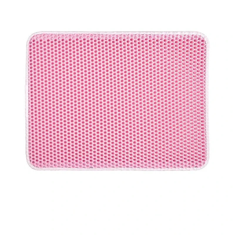 Waterproof Double-Layer Cat Litter Mat – Easy-Clean Pet Litter Pad for Cats