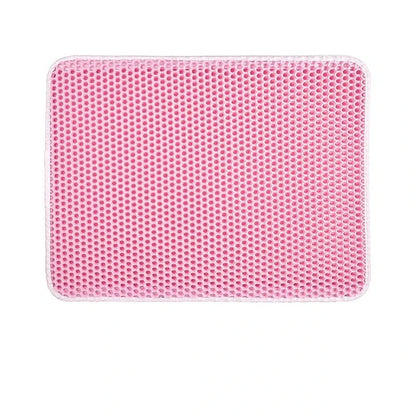 Waterproof Double-Layer Cat Litter Mat – Easy-Clean Pet Litter Pad for Cats
