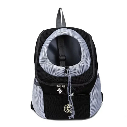 Breathable Pet Carrier Backpack – Adjustable Front Travel Bag with Reflective Strips for Dogs & Cats