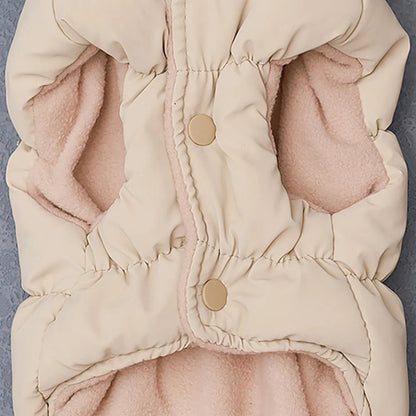 Warm Padded Dog Jacket – Soft Winter Coat for Small & Medium Dogs (Chihuahua, French Bulldog, Poodle)