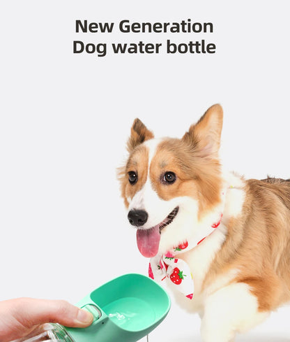 Portable Dog & Cat Water Bottle – Leakproof Travel Drinking Dispenser for Outdoor Pets