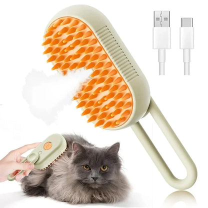 Pet Spray Grooming Comb – Hair Removal Brush with Water Mist for Dogs & Cats