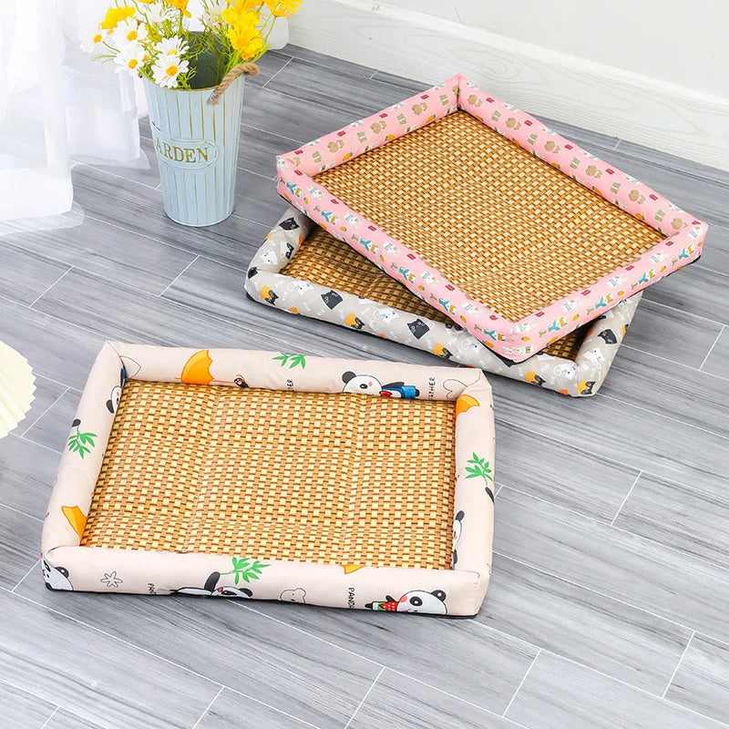 Cooling Pet Bed Mat for Dogs and Cats – Summer Ice Cushion, Comfortable & Wear-Resistant