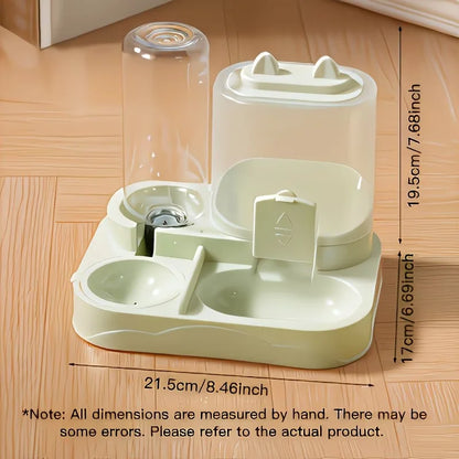 2-in-1 Pet Food & Water Dispenser – Travel Feeding Bowl for Dogs & Cats (No Battery Required)