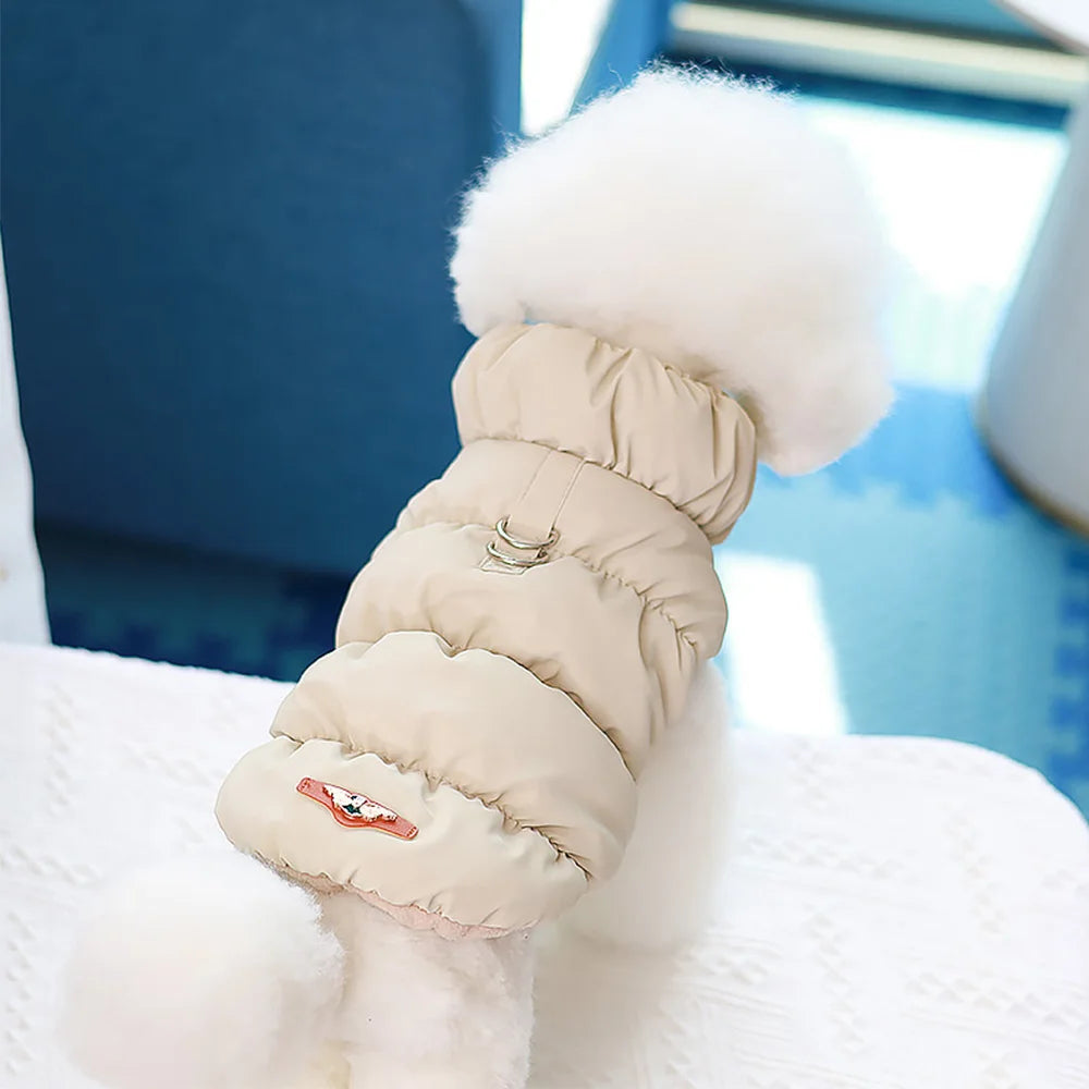 Warm Padded Dog Jacket – Soft Winter Coat for Small & Medium Dogs (Chihuahua, French Bulldog, Poodle)