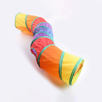 Foldable Cat Tunnel Toy – Interactive Play Tunnel for Kittens & Cats