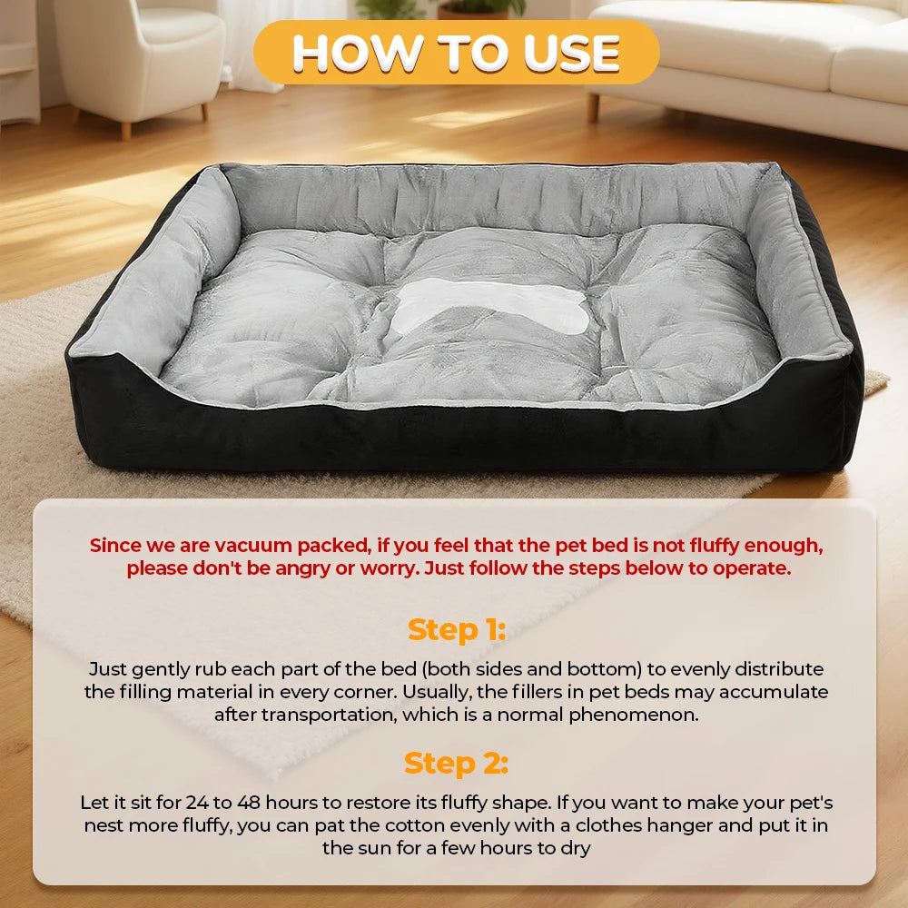 Warm Pet Mat for Dogs & Cats – Soft Winter Bed for Puppies & Kittens, Cozy & Comfortable