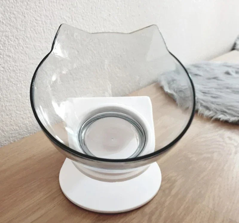 Double Pet Bowl with Stand – Non-Slip Food & Water Feeder for Dogs & Cats