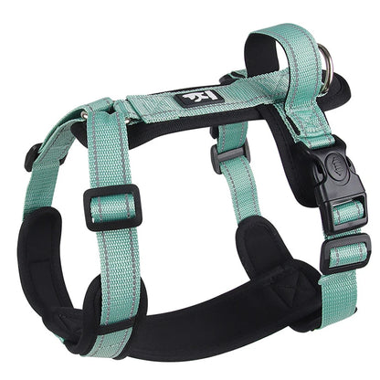 Reflective Dog Harness with Handle – Adjustable Vest for Easy Control, Ideal for Small & Medium Dogs