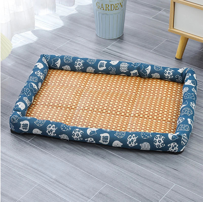 Cooling Pet Bed Mat for Dogs and Cats – Summer Ice Cushion, Comfortable & Wear-Resistant
