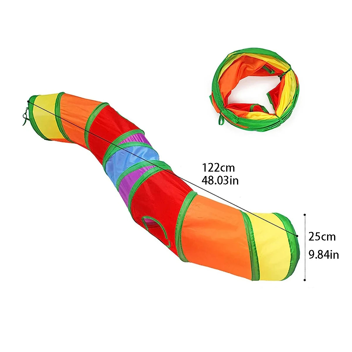 Foldable Cat Tunnel Toy – Interactive Play Tunnel for Kittens & Cats