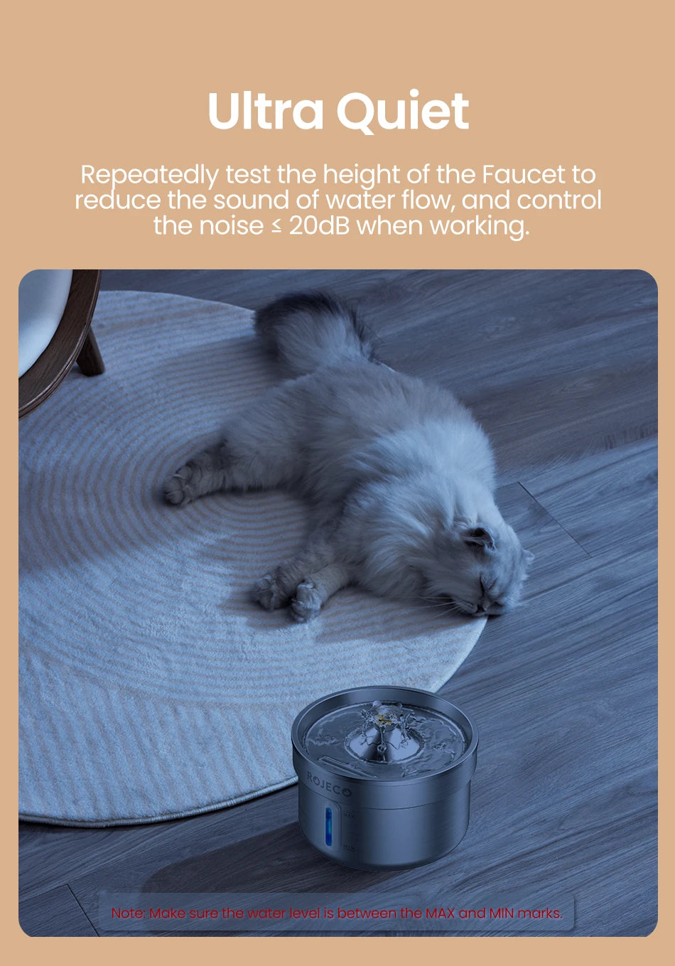 Stainless Steel Automatic Pet Water Fountain for Cats and Dogs, Smart Drinking Water Dispenser for Pets