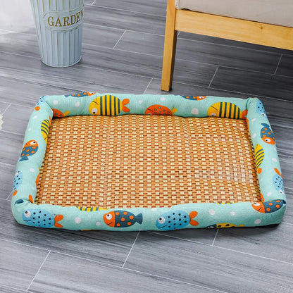 Cooling Pet Bed Mat for Dogs and Cats – Summer Ice Cushion, Comfortable & Wear-Resistant