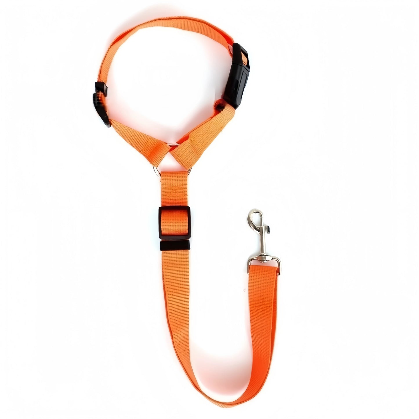 2-in-1 Adjustable Pet Car Seat Belt & Leash – Safety Harness for Dogs, Durable Nylon Lead